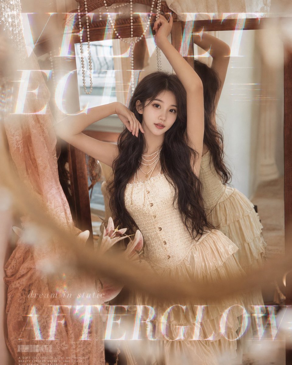 Portrait cover film dreamy retro elegant