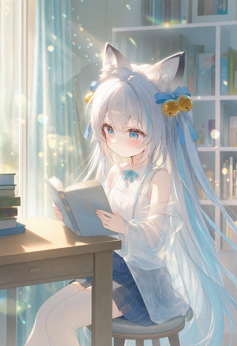 Girl Anime Illustration Bedroom Dreamy Cute