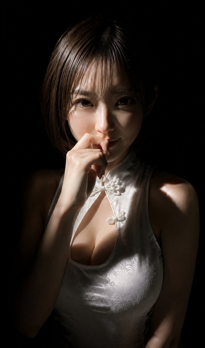 Realistic cinematic elegant portrait