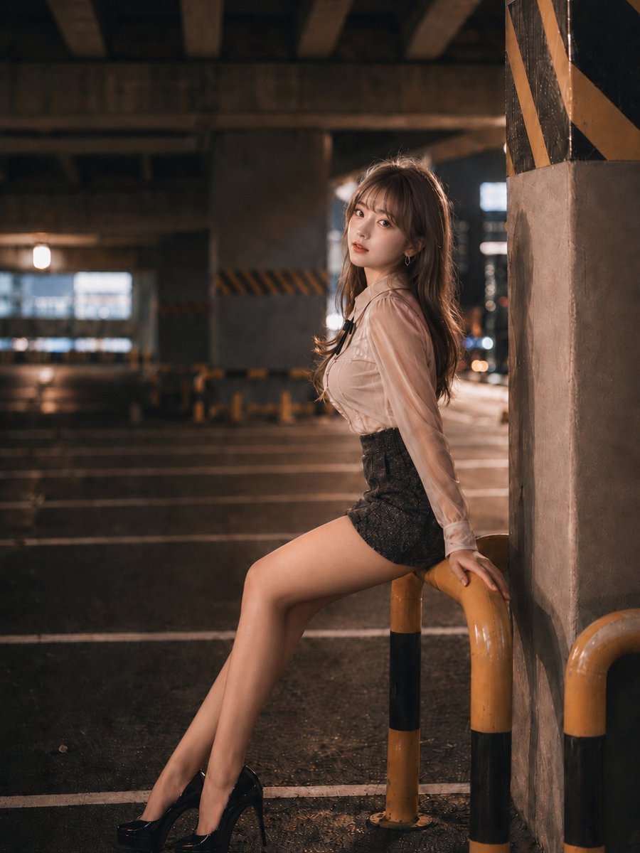 Woman Film Logo Night City Elegant