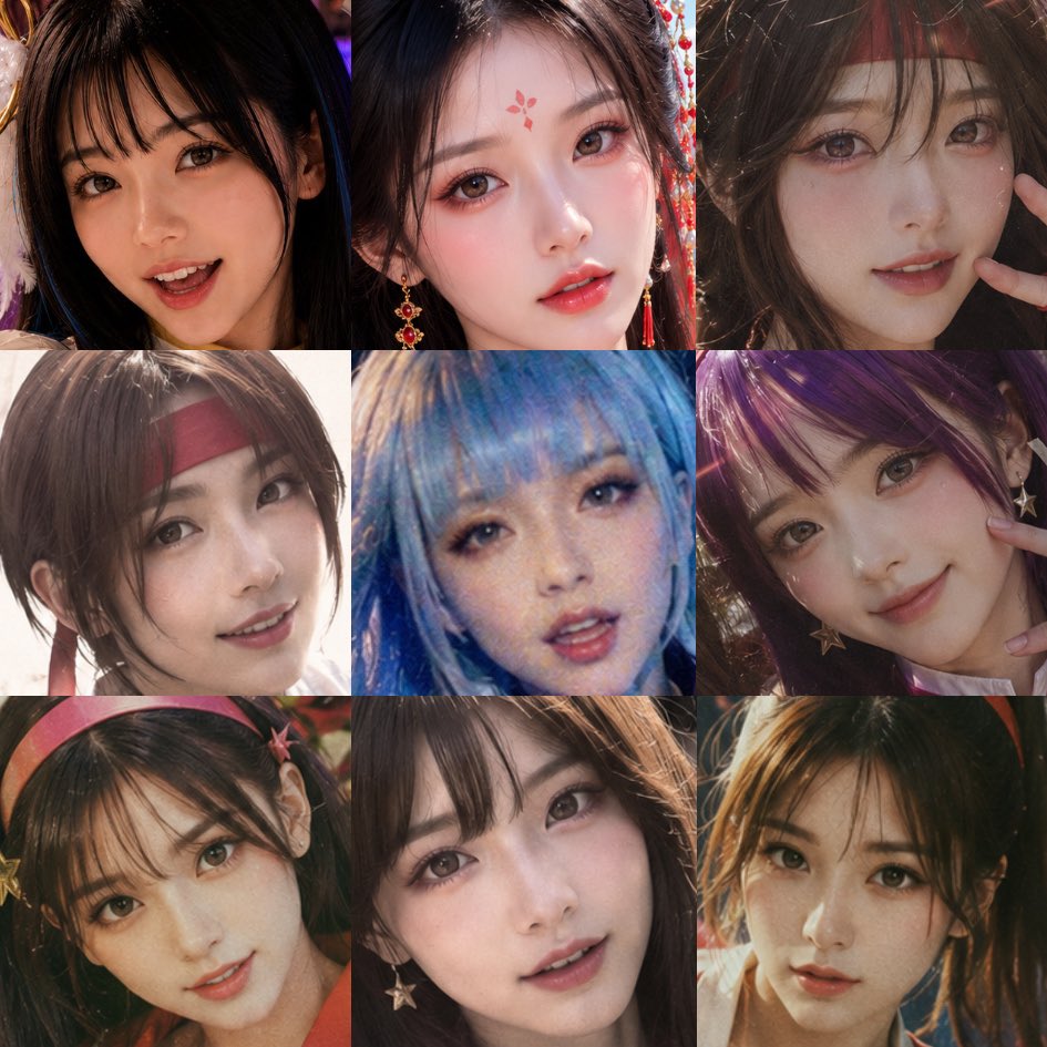 Portrait anime realistic warm indoor elegant