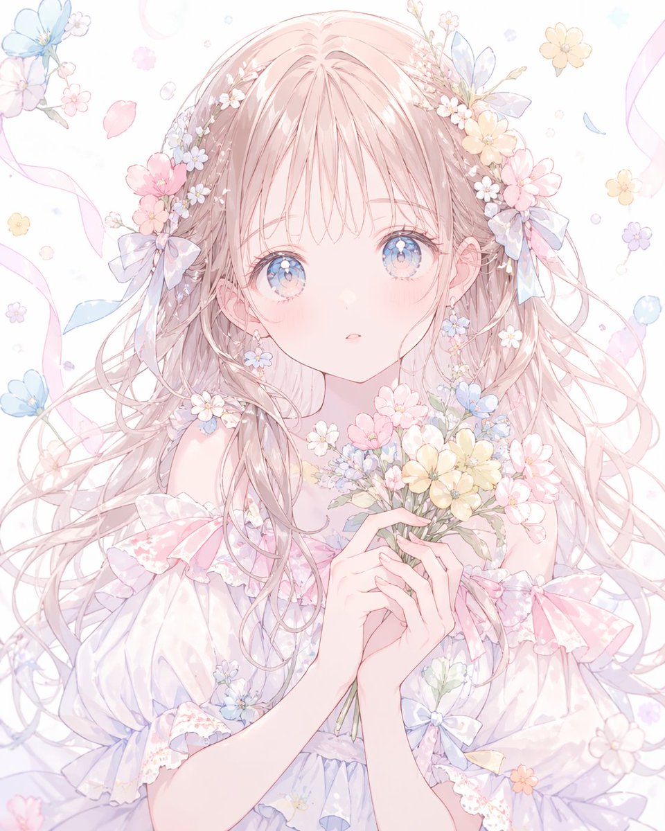 Anime portrait avatar dreamy elegant