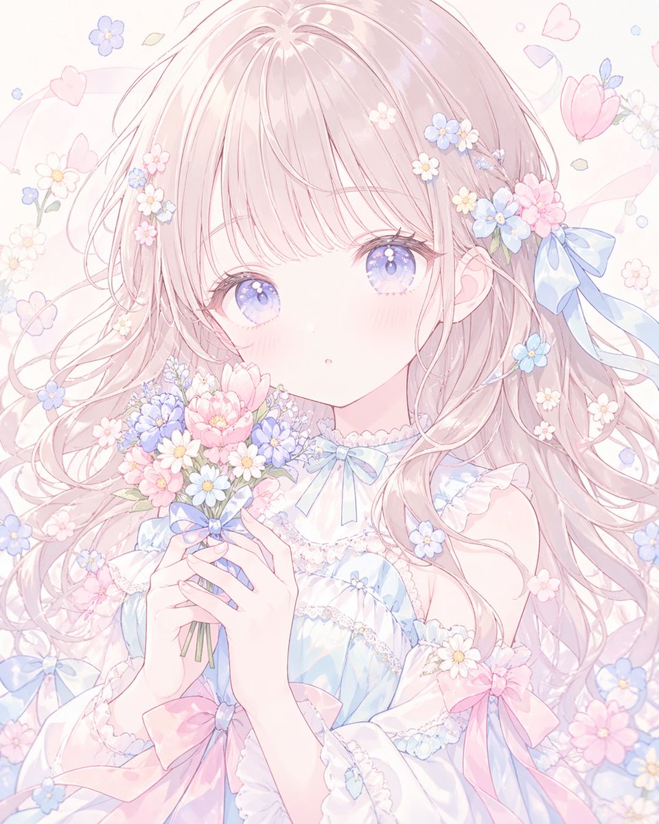 Portrait anime avatar dreamy cute