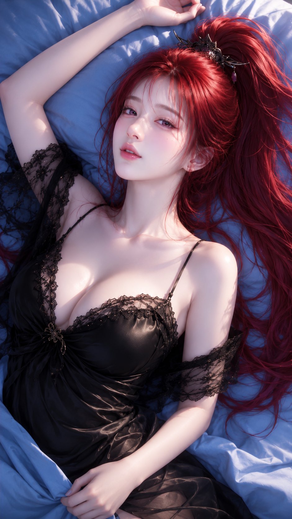 Portrait, 3D Character Illustration, Dreamy Interior, Gentle