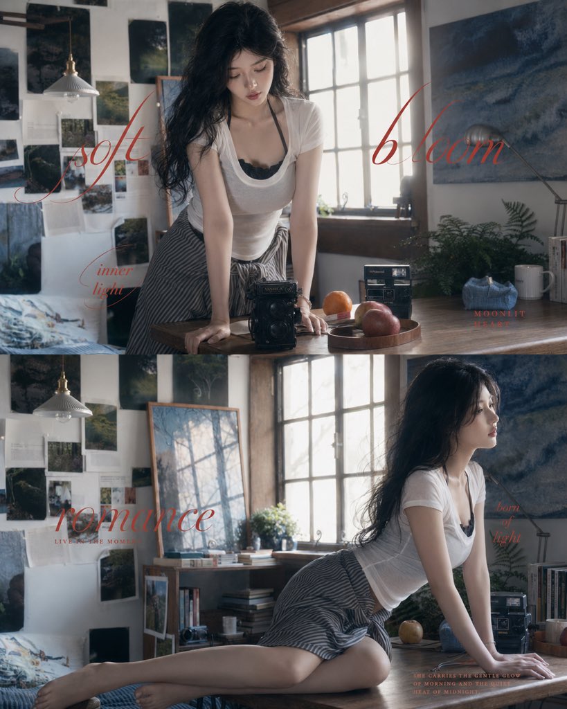 Portrait Film Cinematic Retro Indoor Premium