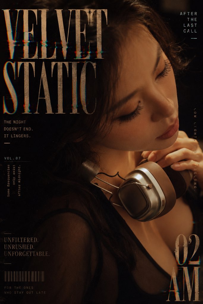 Portrait, film, cinematic feel, night scene, retro, high-end