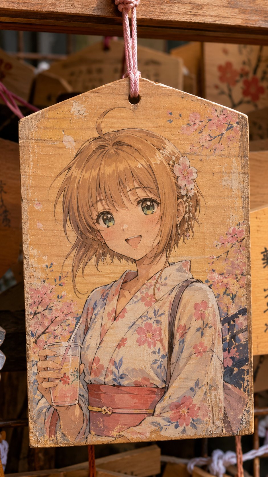 Character anime snow