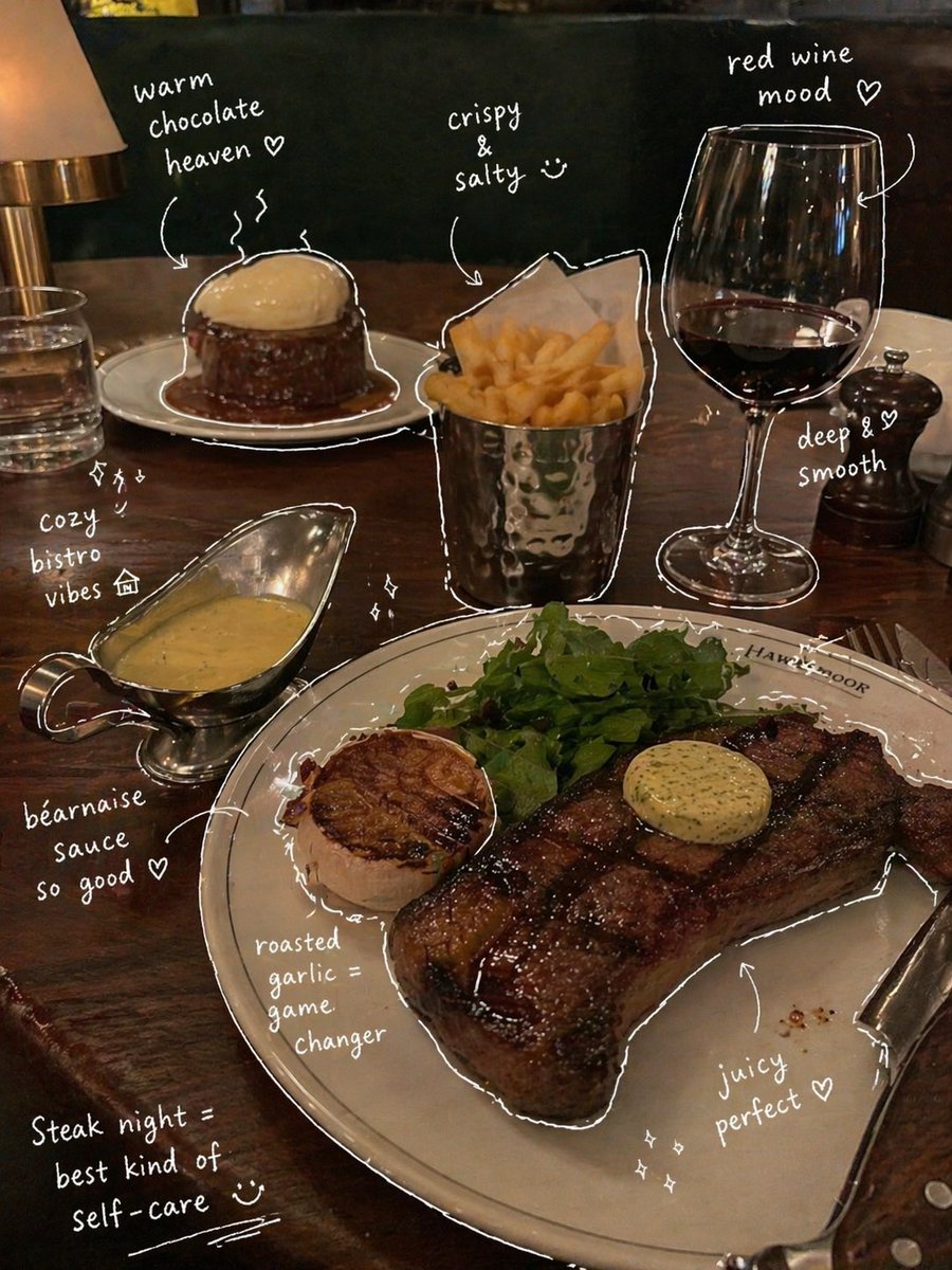 Hand-drawn food