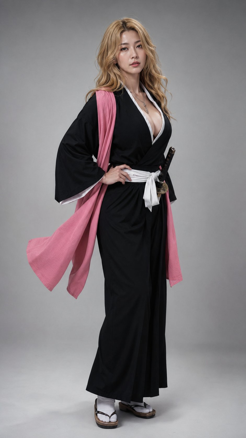 Bleach series portrait film studio night scene elegant