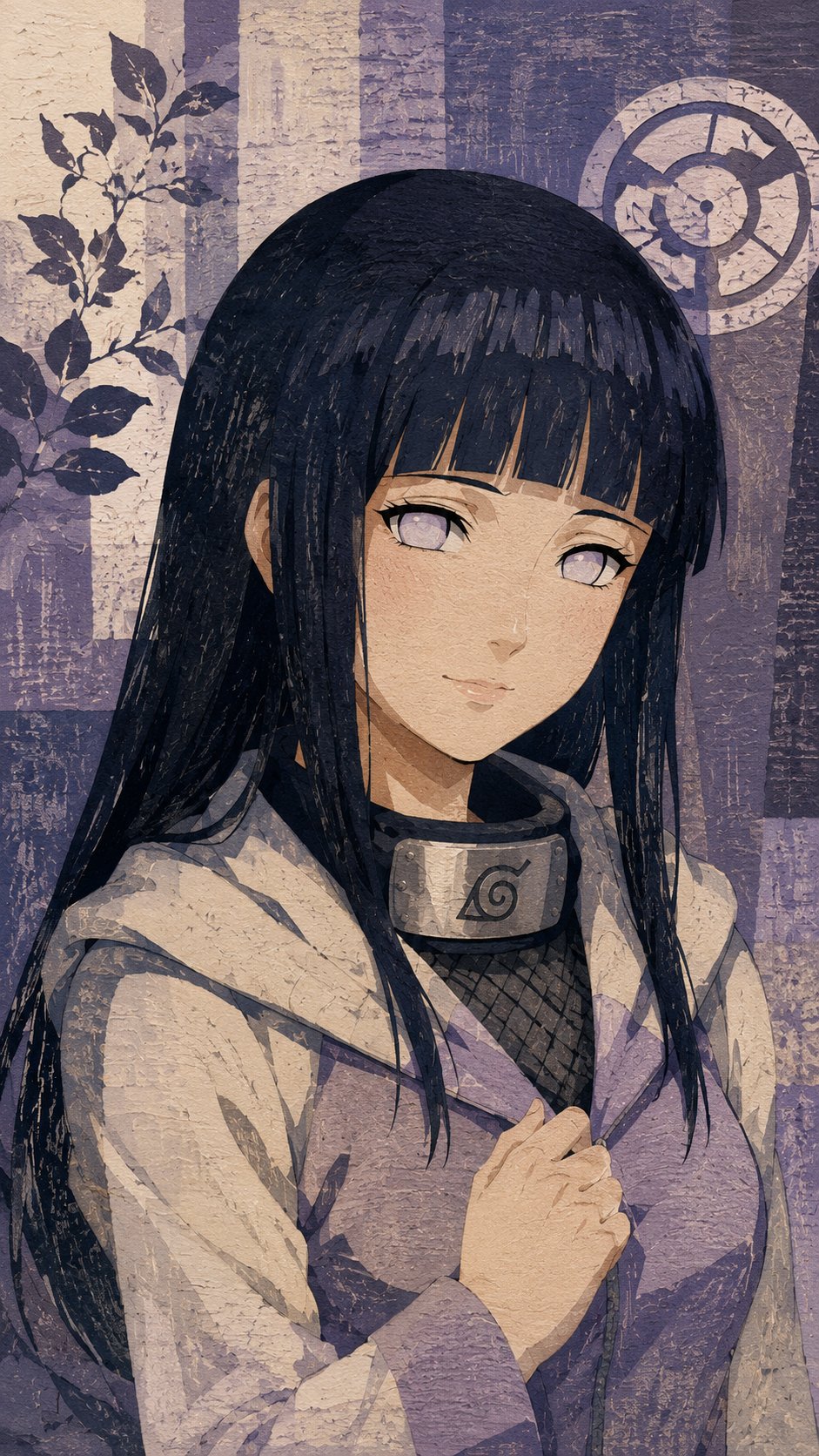 Naruto portrait ukiyo-e anime mountain