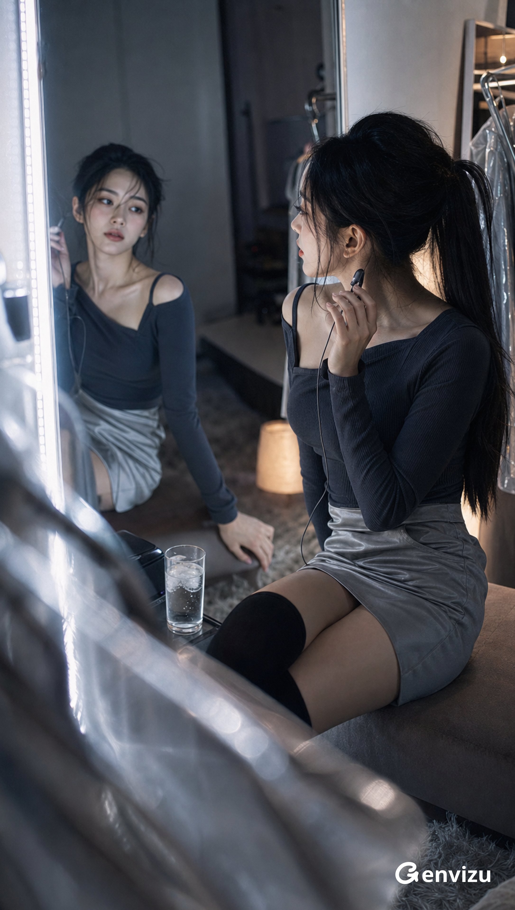 Premium nighttime portrait brand