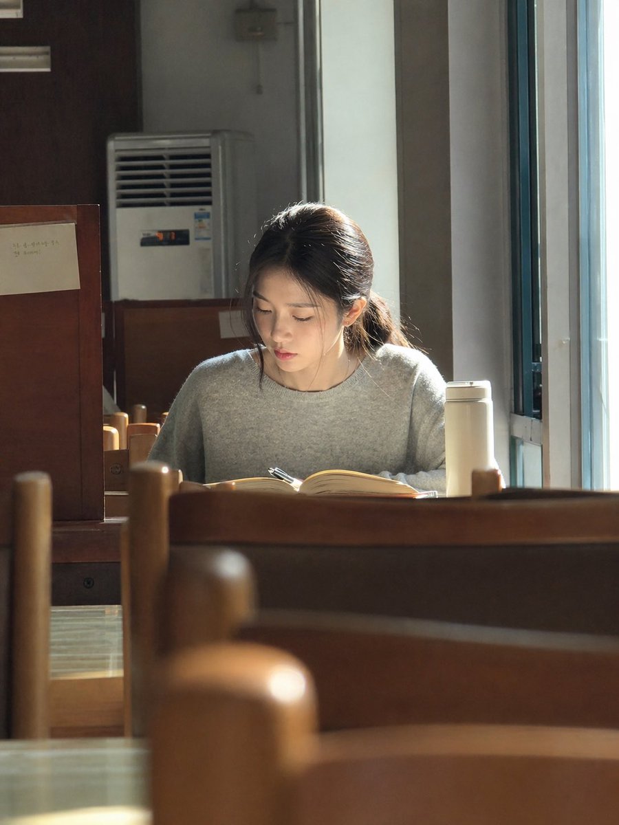 Female film realistic indoor