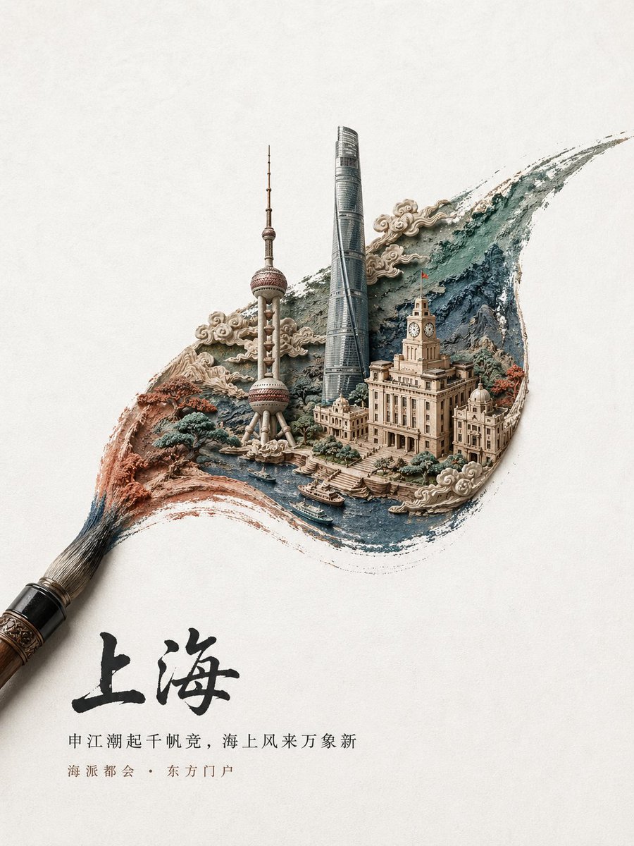 Architecture watercolor poster city elegant