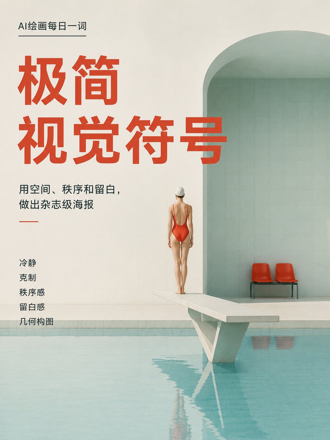 Use space, order, and white space to create magazine-level posters