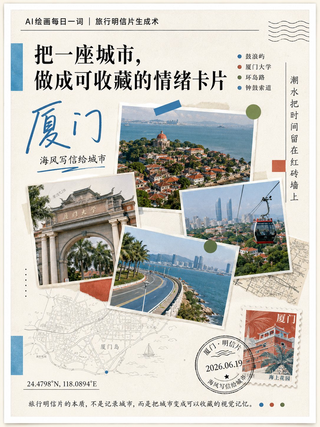 Generate a city's “memory card” with one image