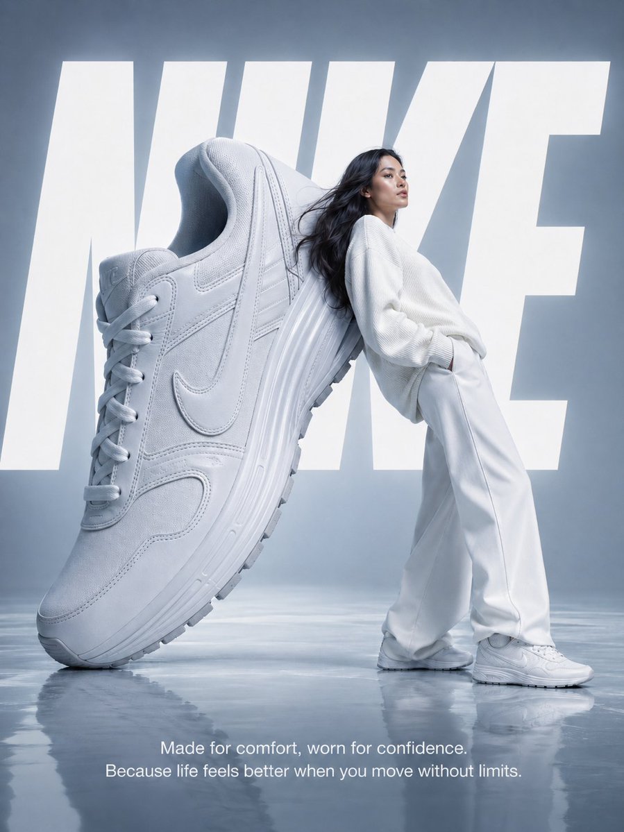 Female cinematic minimalist cool-toned elegant