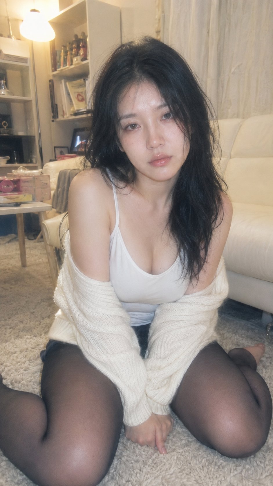 CCD soft-focus lazy portrait
