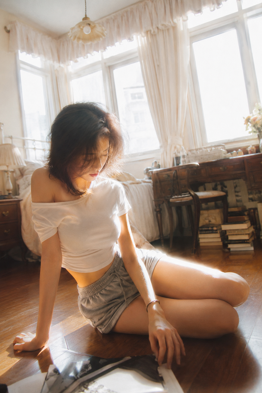 Studio shot of a woman