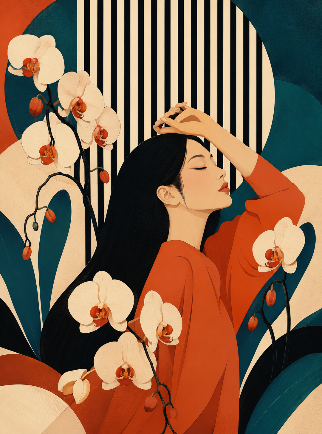 Minimalist woman