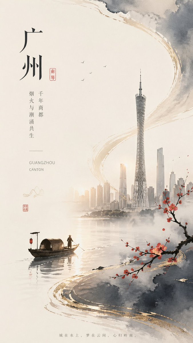 Architectural Poster Cover City Mountain Elegance