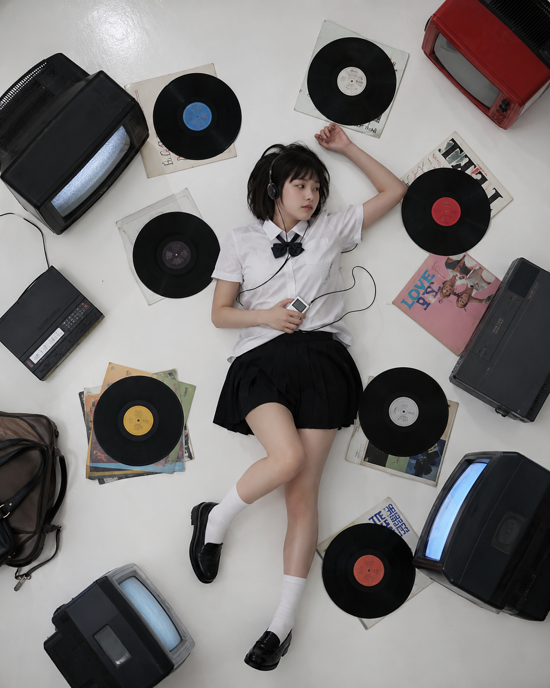 Retro woman