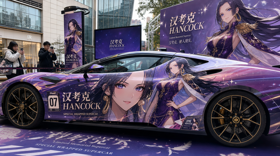 “As the【Hancock】official commemorative supercar collaboration event, a car that really looks like it would appear on city streets…