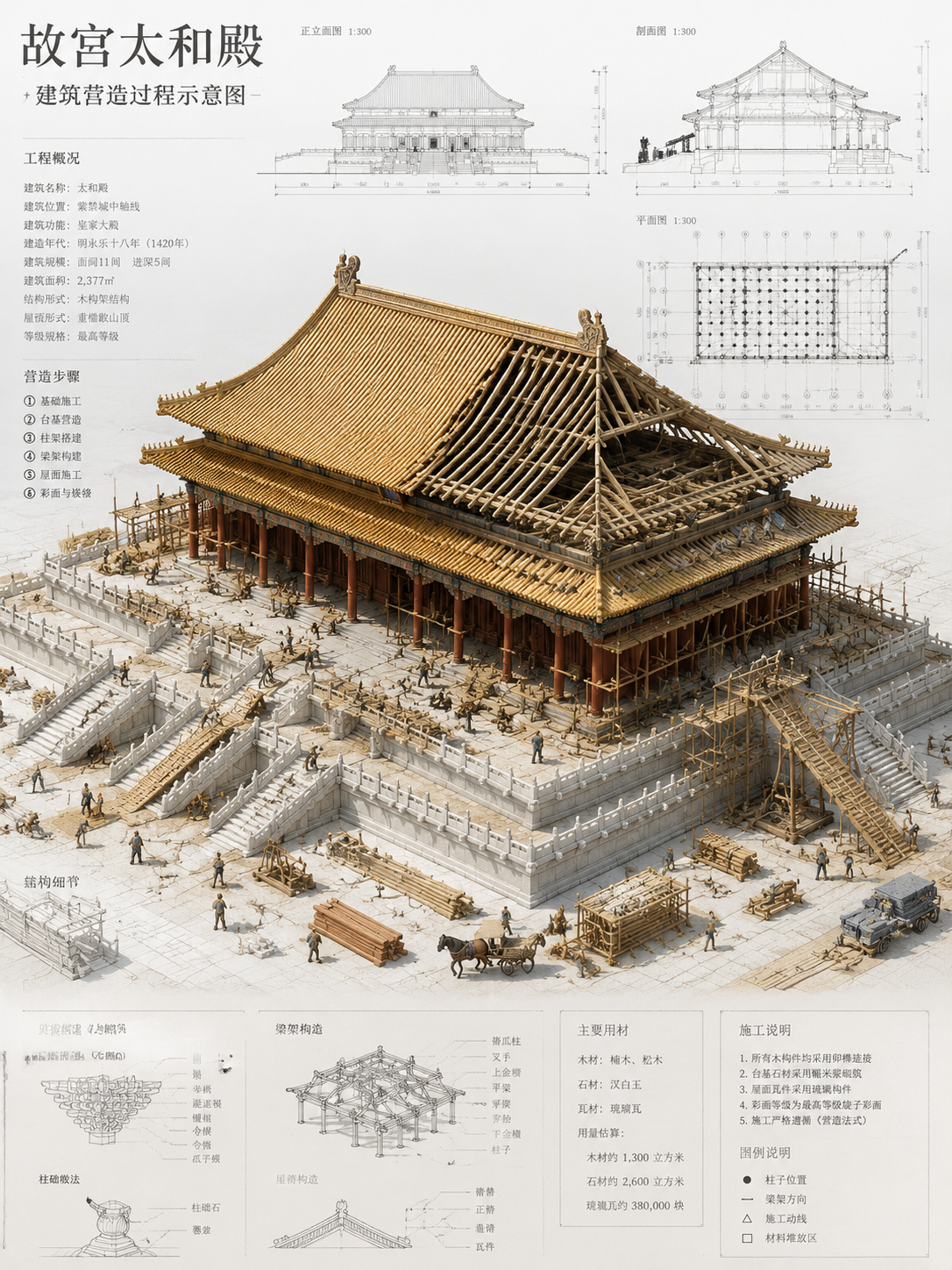 Please generate a vertical 2:3 high-definition image, themed "Architectural Miniature Blueprint".