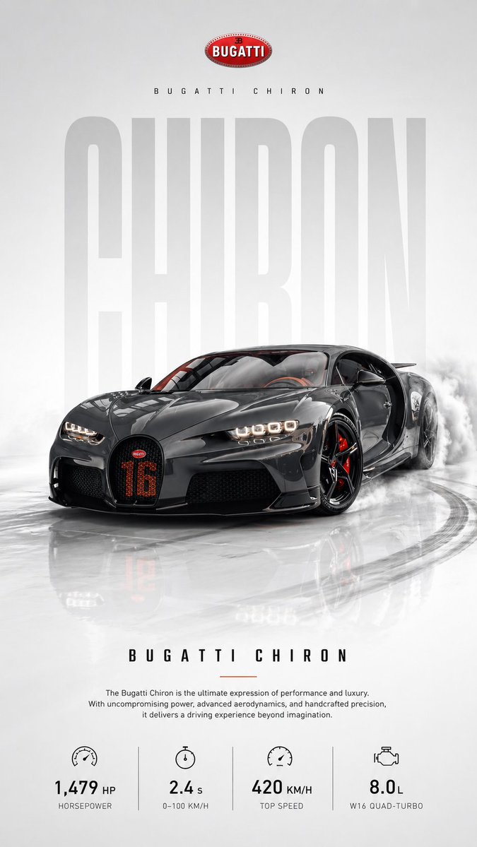 Car Poster Realistic Warm