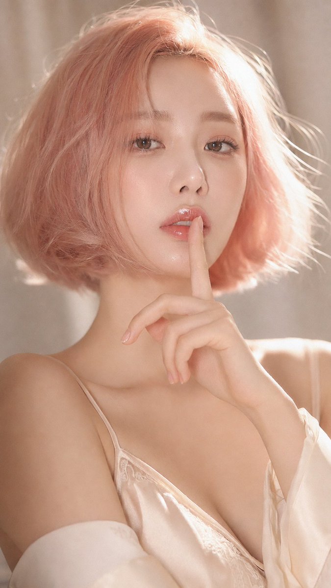High-end Korean magazine-style studio portrait