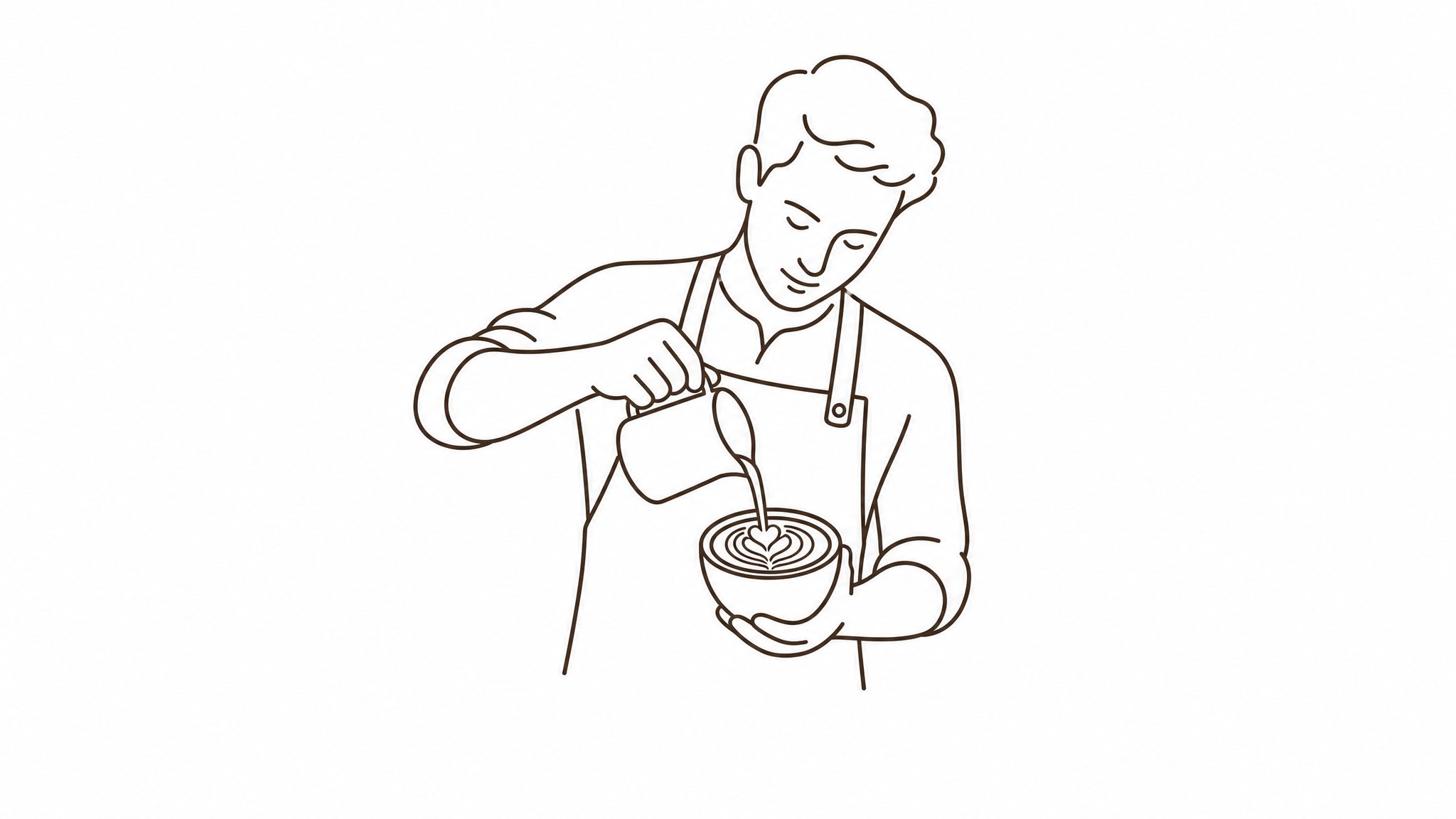 Premium single-line style illustration design