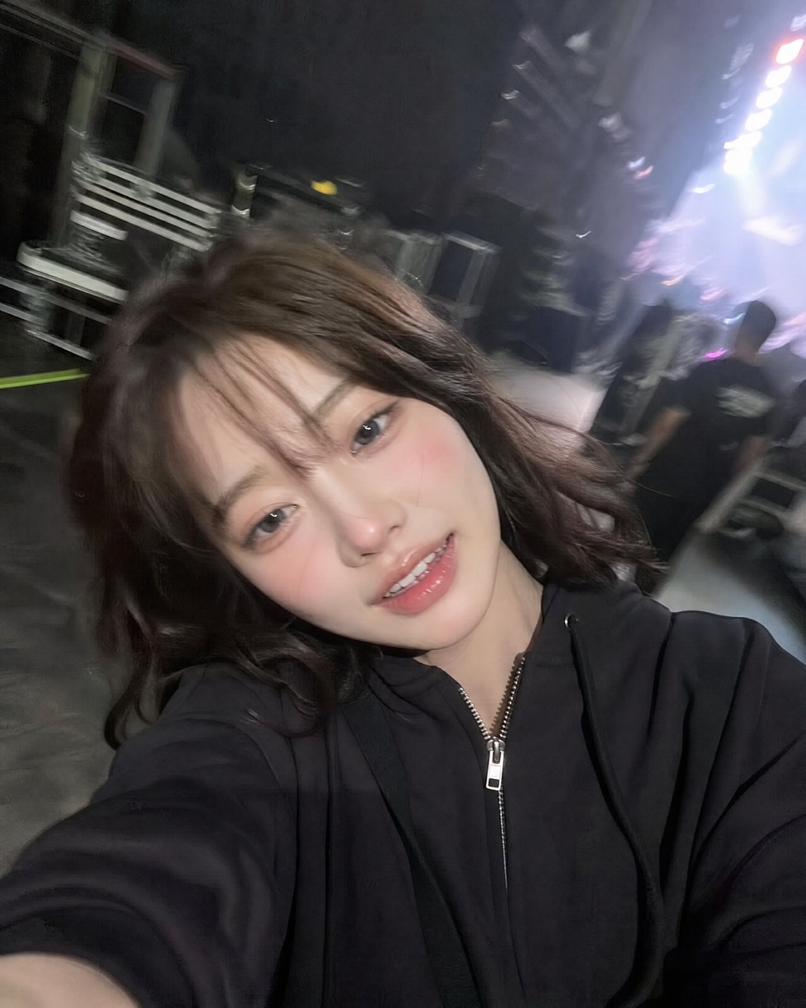 Concert Backstage Ultra-Realistic iPhone Front Camera Selfie