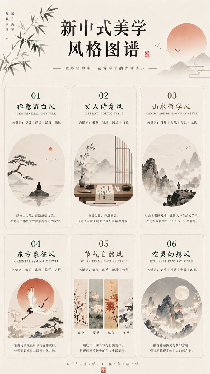 New Chinese Aesthetic Style Atlas