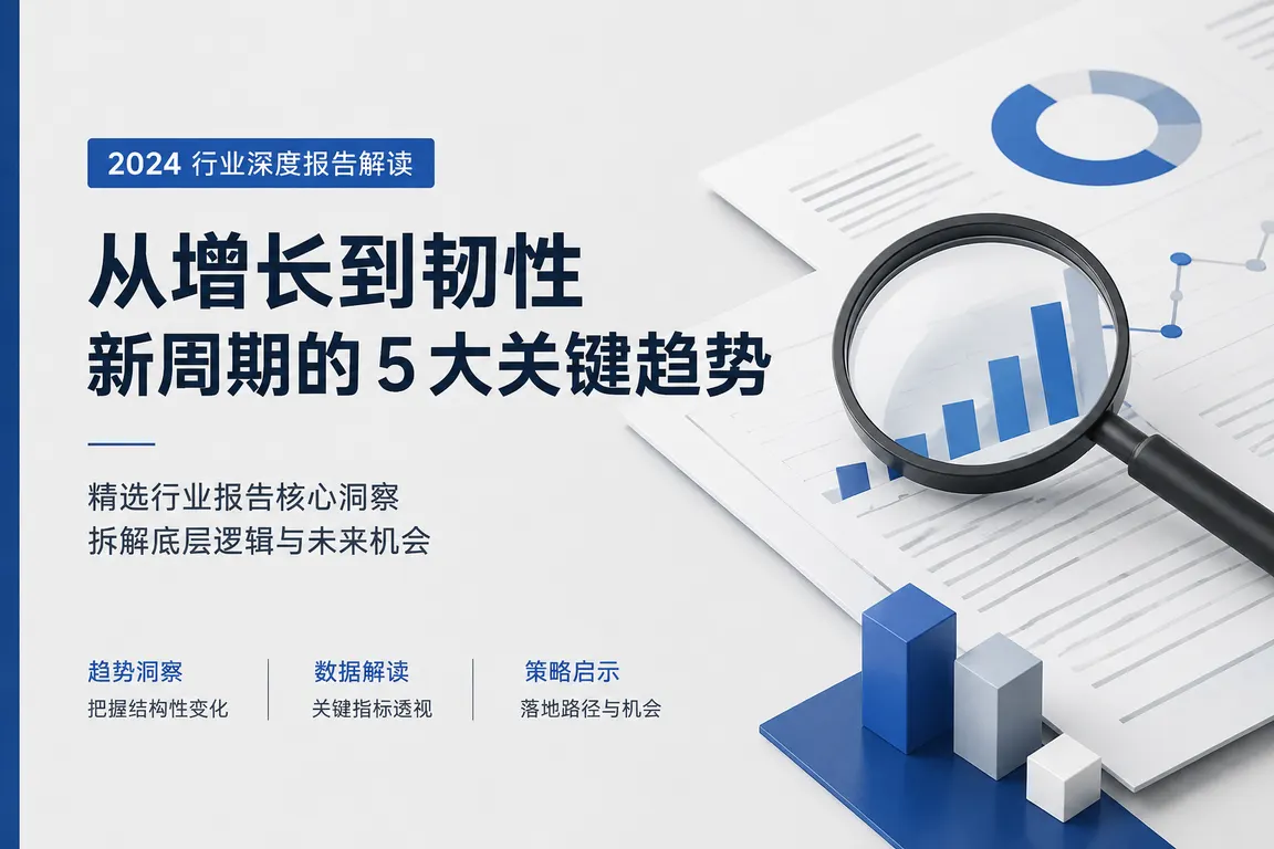 Official Account Cover Visual Director · In-Depth Long-Form Cover Industry Report Interpretation Cover