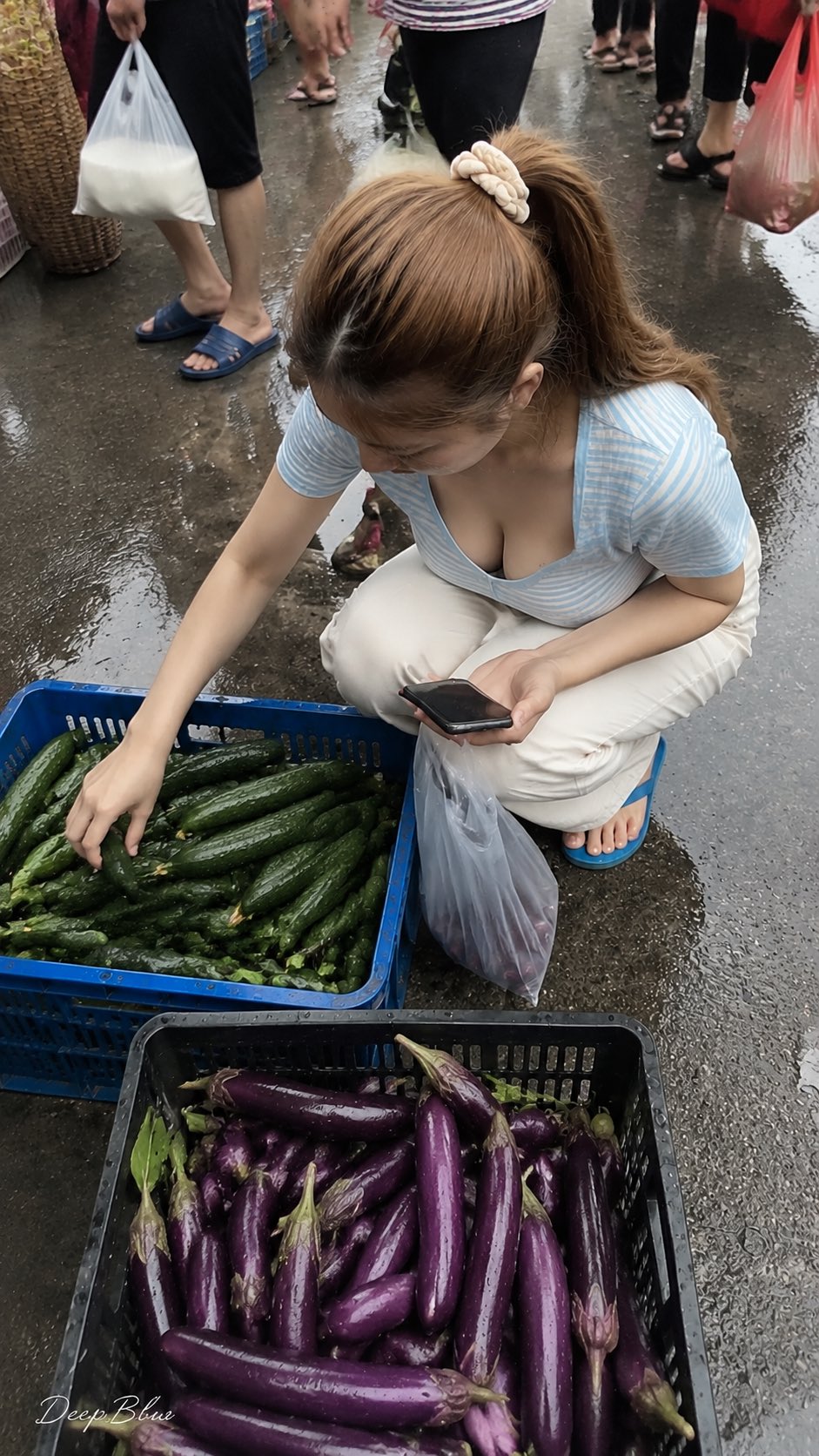 Do you like cucumbers or eggplants~