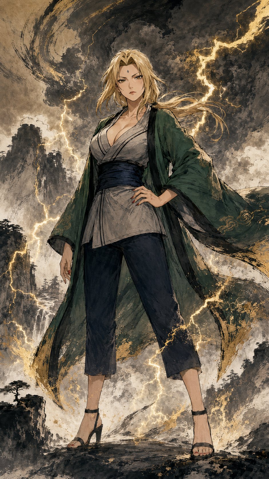 Naruto Series - Fog Hill of Five Elements Style Tsunade