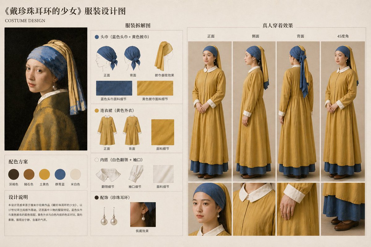 Painting to fashion design prompt