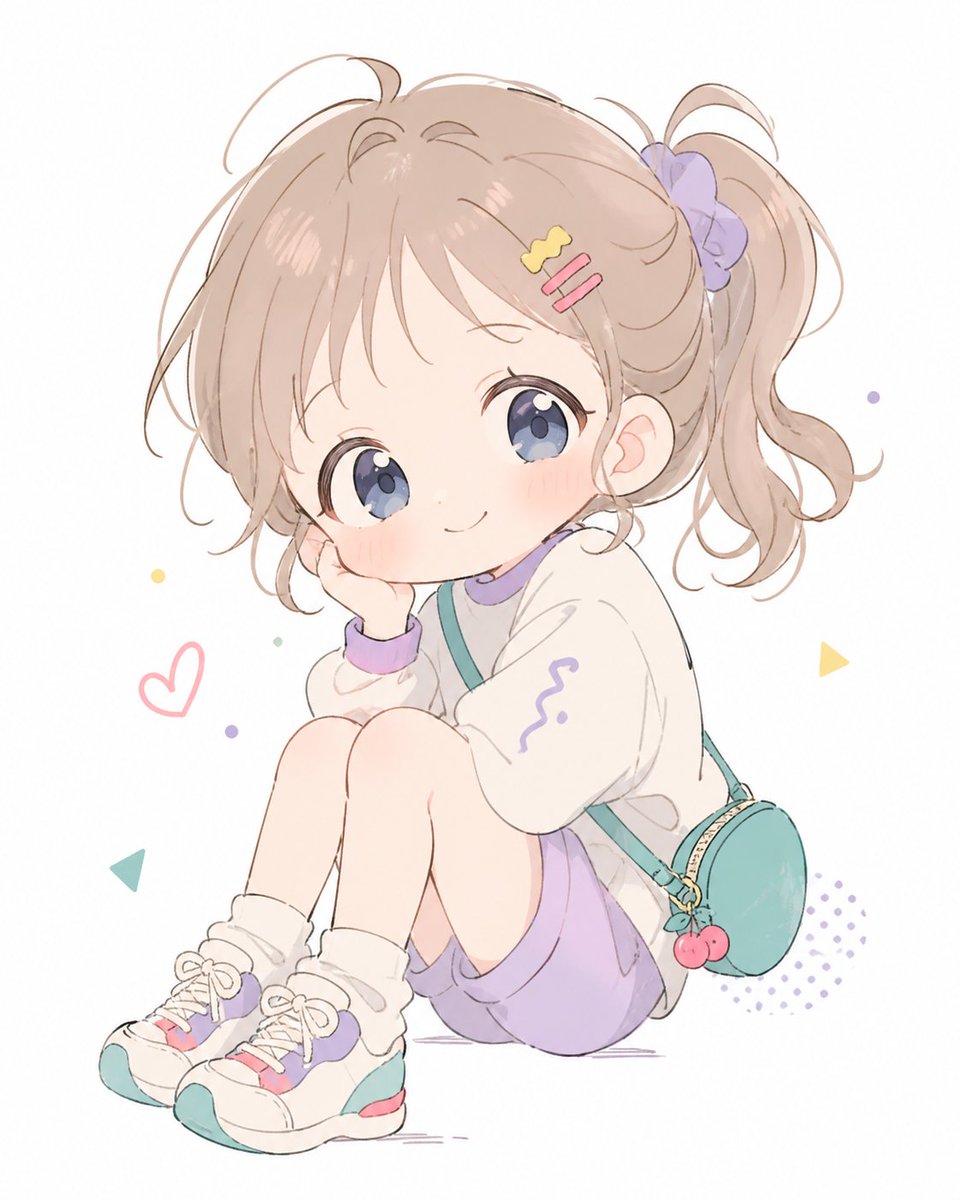 Girl anime illustration cute