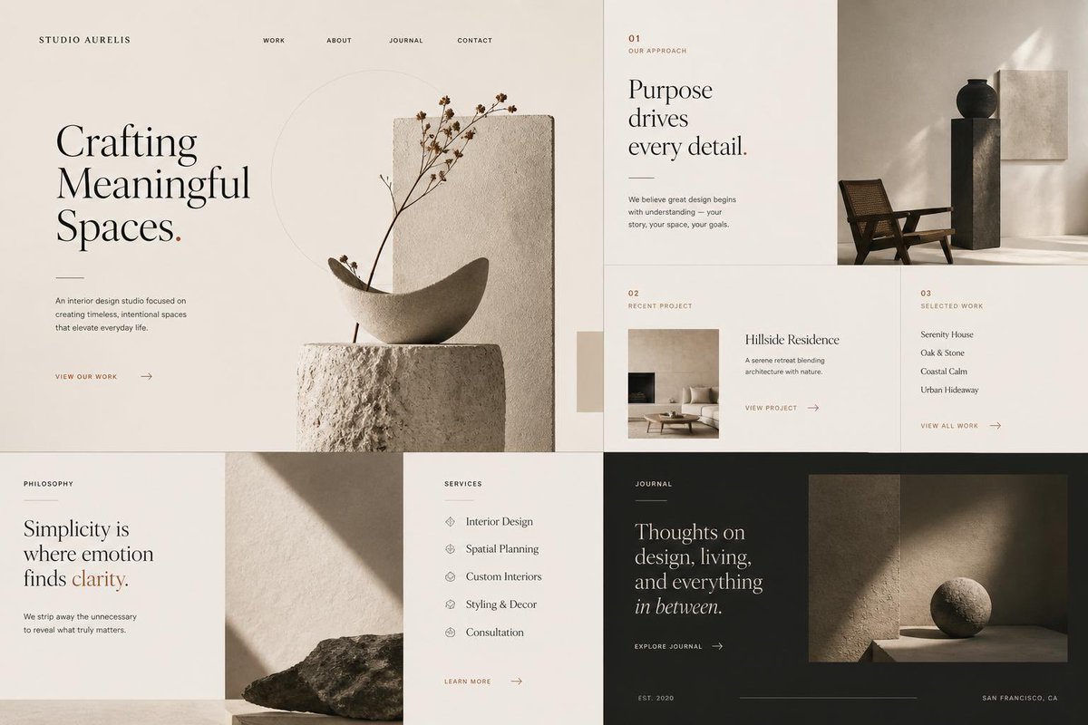 Architectural minimalist typography studio, urban, high-end.