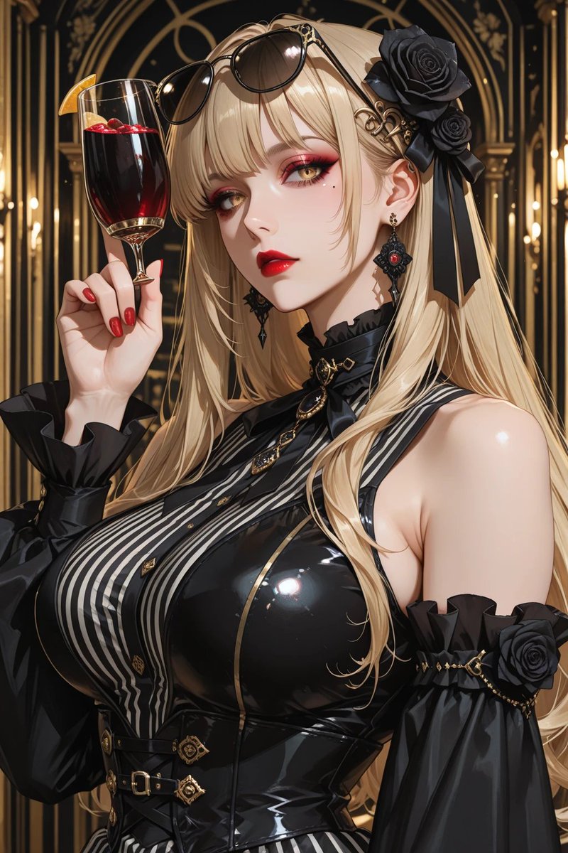 Portrait anime cinematic dark high-end