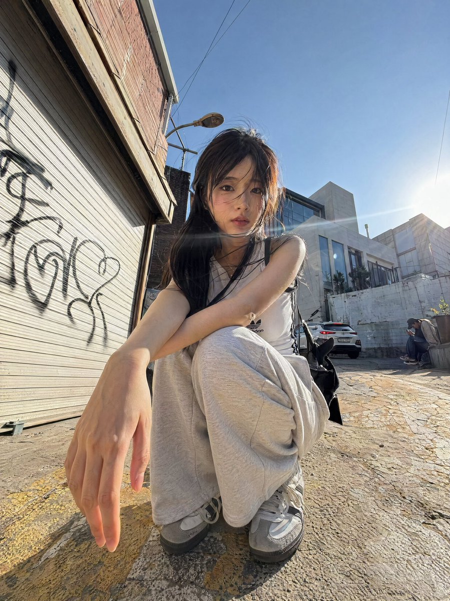 Girl on the street.