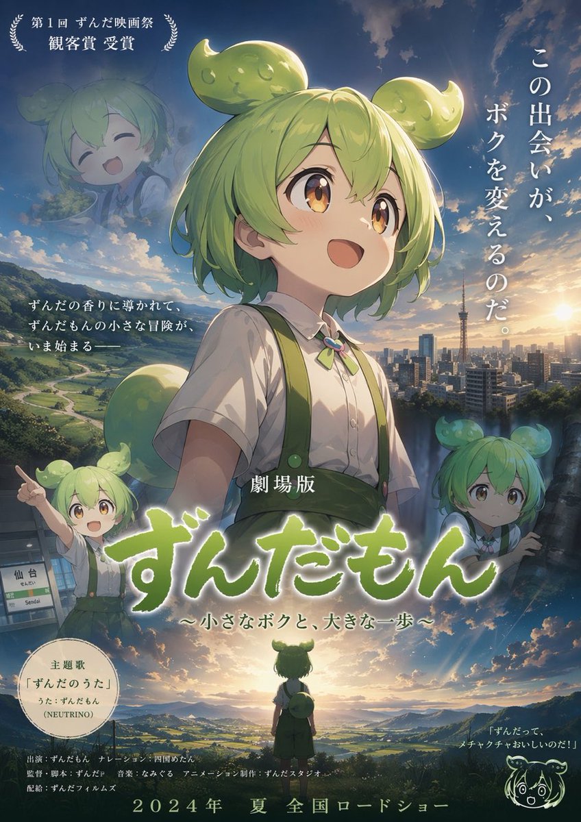 Portrait Anime Poster, City Station