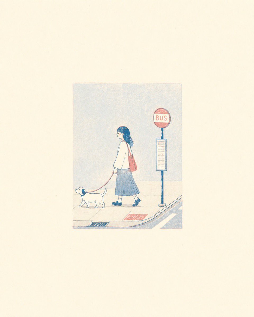 Car illustration, minimalist, station.