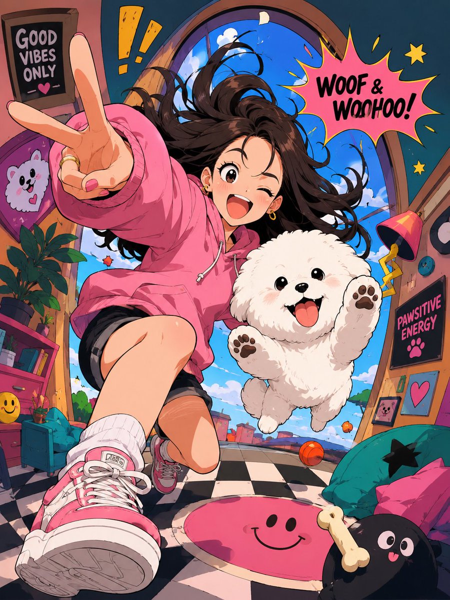 Anime cel character