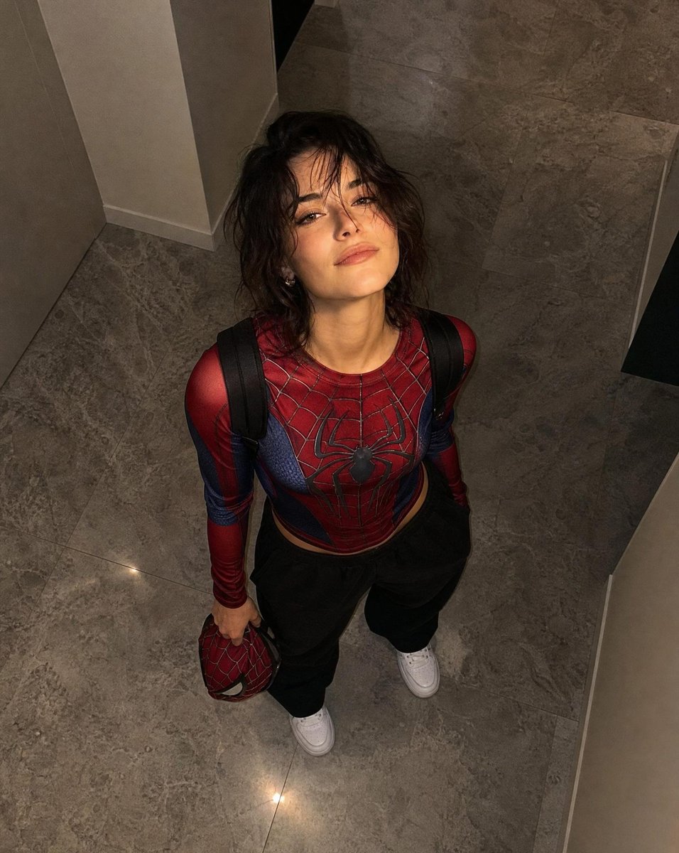 Spider-Man female realistic Logo indoor