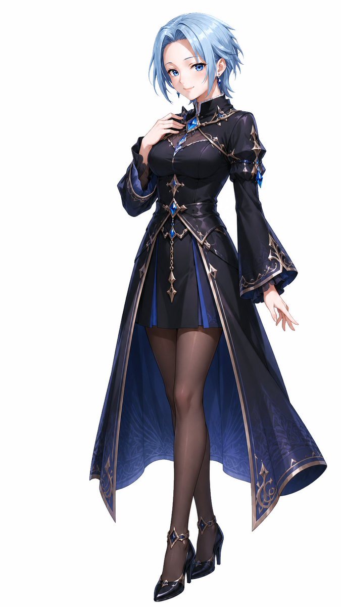 Female anime character art elegant